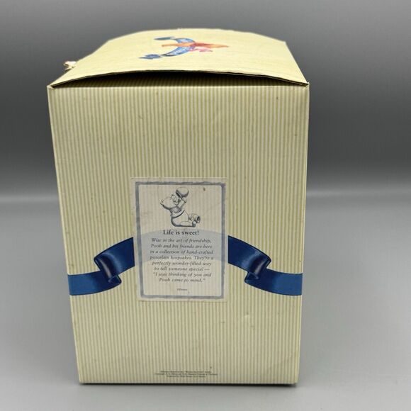 Vtg Disney Pooh and Friends Winnie the Pooh Figurine Life Is Sweet Hunny Pot - Picture 14 of 16